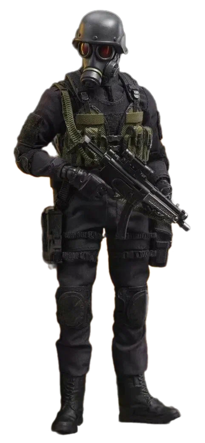 Ханк, лидер USS Alpha Team (Resident Evil, Обитель Зла) - Коллекционная фигурка 1/12 Reaper (GM520) - Gmtoys