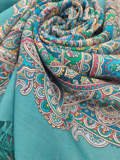 Павловопосадский платок Песенка весеннего дождя 1926-11