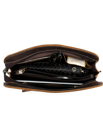 Мужской клатч, сумка натуральная кожа "Myron"