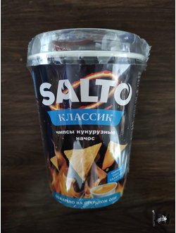 Чипсы Salto Классика + Сырный соус 120 гр.