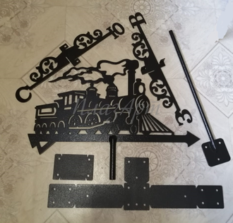 флюгер Паровоз