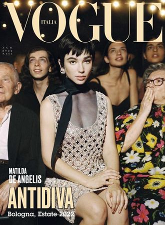 Vogue Italia August 2022 Matilda De Angelis Cover, Иностранные журналы в Москве, Intpressshop