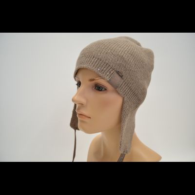 Шапка ушанка Vizio 1704 UL ореховая кашемир