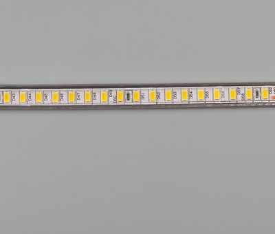 Светодиодная лента 220В, 25 Вт/м, 35 Лм/, LED120, SMD5630, IP68, теплый белый, 100метров