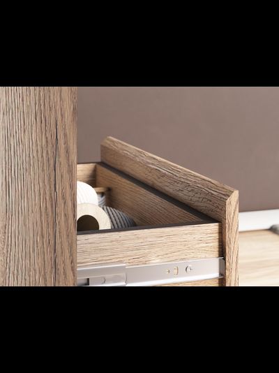 Прага Тумба прикроватная Дуб Венге/Дуб Делано