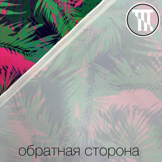 Бифлекс матовый принт Тропические Листья