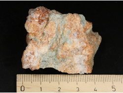 Целестин, кристаллы на породе, Россия, Северный Кавказ, КЧР (43*37*27 мм, 66 г) №37513