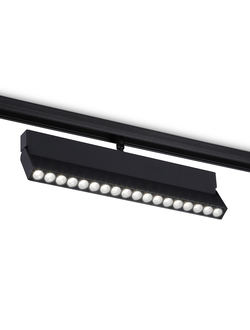 Светильник светодиодный трековый для шинопровода Magnetic GL 4081 BK черный 18W 4200K 48V 24° 325*22*45