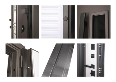 Стальная дверь   Barone с окном (терморазрыв 3к)