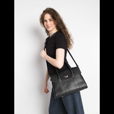 Деловая сумка Valenza Premium black (арт. 5076-51)