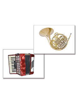 Дидактическое пособие "Музыкальные инструменты" (24 карт., А4, ламинир.)