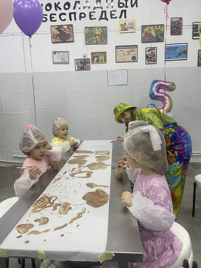 День рождения на шоколадной фабрике или групповой мастер-класс