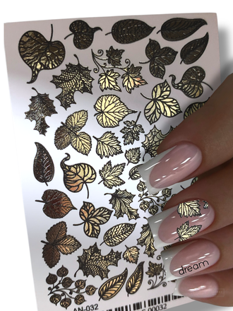 Фольгированные слайдеры Золото AN-032