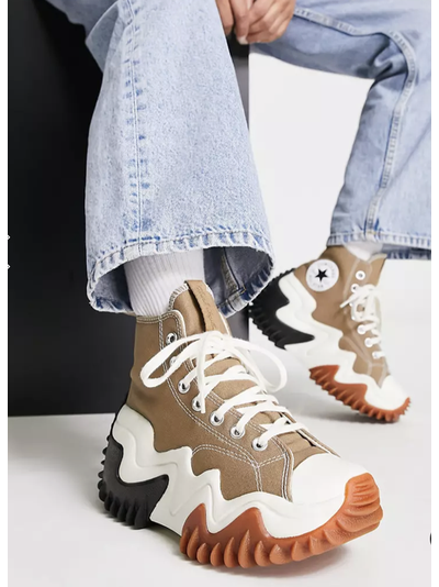 Кеды Converse Run Star Motion Future Comfort бежевые высокие