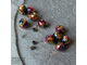 Бриоли-лук огранка стекло 7,9 мм, цвет в ассортименте и бриоли заостренные капли серебрянные граненные стекло 12х6 мм, цена в описании