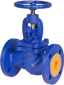 Вентиль запорный с сальниковым уплотнением RSV16 DN80 PN16