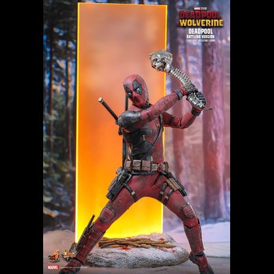 Дэдпул в бою  ("Дэдпул и Росомаха") - Коллекционная фигурка 1/6 Deadpool (Battling Version) (MMS782) - Hot Toys