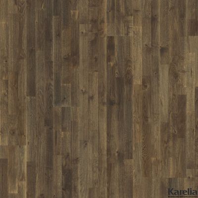 Паркетная доска Karelia Дуб Tuscany 3S 3-полосная матовый лак 2G без фаски толщина 14 мм 3.41 м2