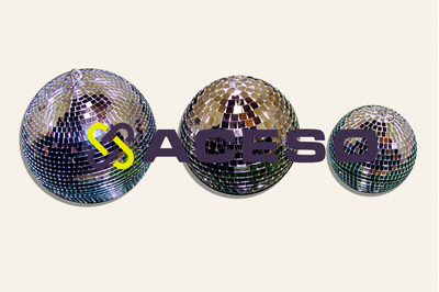 Зеркальный шар с мотором d-30см RG123