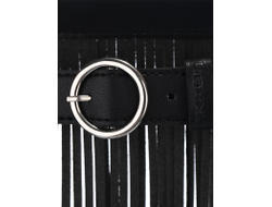 Bonny пояс с бахромой 80 Черный