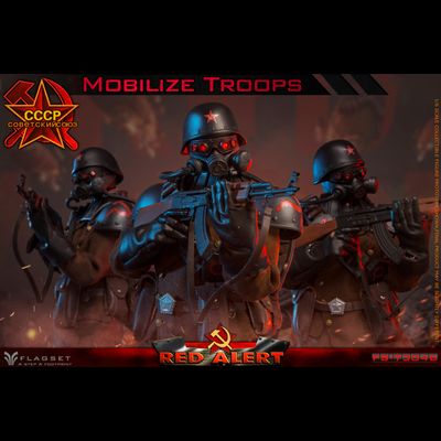 Советский призывник (Conscript, Red Alert 2) - КОЛЛЕКЦИОННАЯ ФИГУРКА 1/6 RED ALERT (FS-73046) - FLAGSET