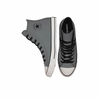 Кеды Converse Hi Vis Chuck Taylor All Star кожаные серые высокие