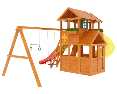Детская площадка IgraGrad Клубный домик 3 с трубой