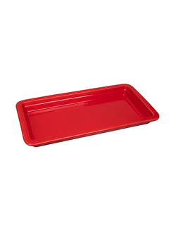 Гастроёмкость керамическая 1/3-30, 322х168х30 мм, цвет красный