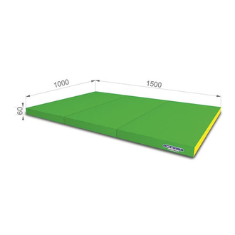 Мат 1,5х1х0.06 складной 3 раза Романа