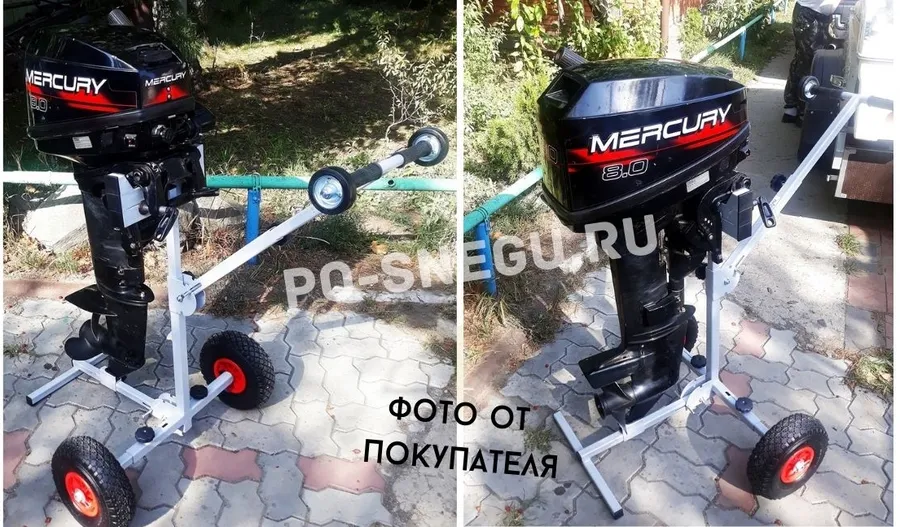 Спасибо Евгению за фото.
Мотор Меркюри 8.0.