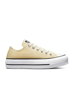 Кеды Converse Chuck Taylor All Star Lift Platform Seasonal Color бежевые низкие на платформе A00560C