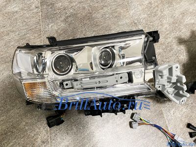 Фары Toyota Land Cruiser 200 светлые, БЕГАЮЩИЙ ПОВОРОТНИК
