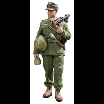 Немецкий пулеметчик африканского корпуса Биалас - КОЛЛЕКЦИОННАЯ ФИГУРКА 1/6 WWII German Africa Corps WH MG34 Gunner  – Bialas (D80158) -  DID