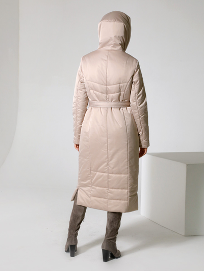 Пальто Арт 22405 беж ЗИМА