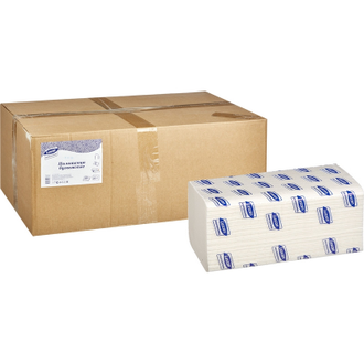 Полотенца бумажные Luscan Professional V-сложения,  2 слоя, белцел200л20пач/уп