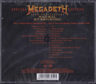 Купить диск Megadeth - Peace Sells... But Who's Buying? в интернет-магазине CD и LP