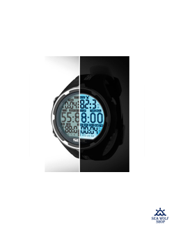 Компьютер SEAC ACTION подводный, черно-белый для дайвинга и фридайвинга