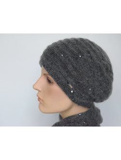 Vizio Италия 8067 B берет темно-серый цвет фото