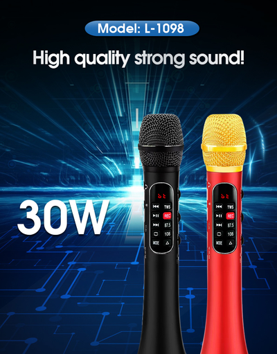 Профессиональный   караоке-микрофон  L-1098DSP  30w