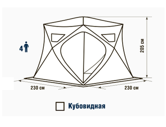Палатка зимняя HIGASHI Winter Camo Pyramid
