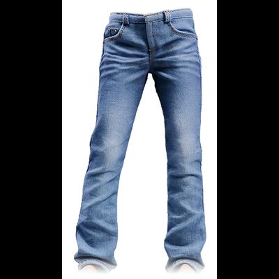 Мужские джинсы (голубые) - 1/6 Realistic Jeans men's light blue (24XG108A) - VSTOYS