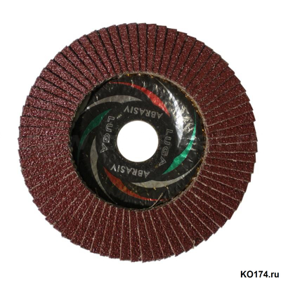 Круг лепестковый торцевой КЛТ 180х22 А40 Луга