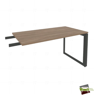 Onix Direct Брифинг-приставка на О-образном м/к O.MO-BR-13 Дуб Аризона/Металл Антрацит 1380*720*750