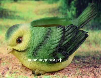 Кашпо Зяблик 18*24см   0,7кг   полистоун Россия 950//011012