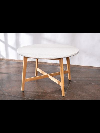 Стол обеденный из тика Talara 120 см