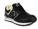 New Balance 574 Черные/мех (41-45) Арт: 049М