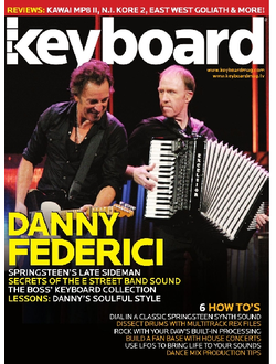 Keyboard Magazine August 2008 Danny Federici, Bruce Springsteen Cover, Иностранные журналы, Intpress