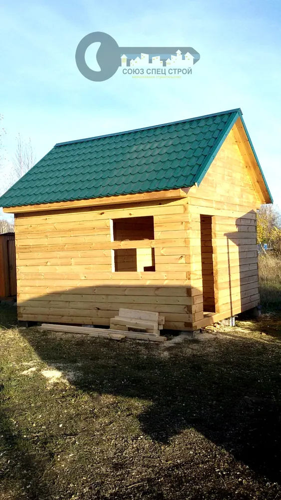 Небольшая баня 3х4 из бруса