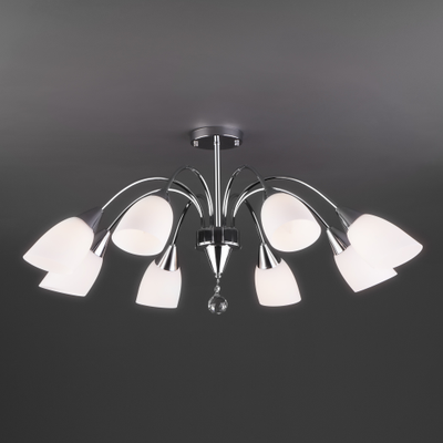 Люстра потолочная 8хЕ27 хром 680797