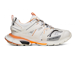 Balenciaga track trainers Белые с оранжевым